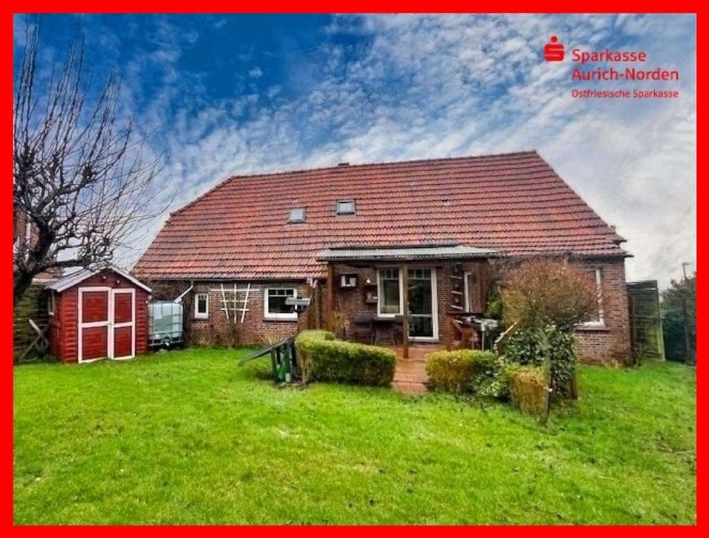 Immobilie in Hagermarsch - Natur und Weite - Landarbeiterhaus mit Carport in Hagermarsch - Ostfriesische Nordseeküste - Bild 0