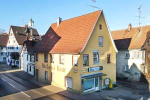 Zentrale Lage • Wohn- und Geschäftshaus, ideal für einen Imbiss, Friseur oder Büro – Die vollständige Adresse der Immobilie erhältst du vom Anbieter., 72516 Scheer – Vorschaubild 1