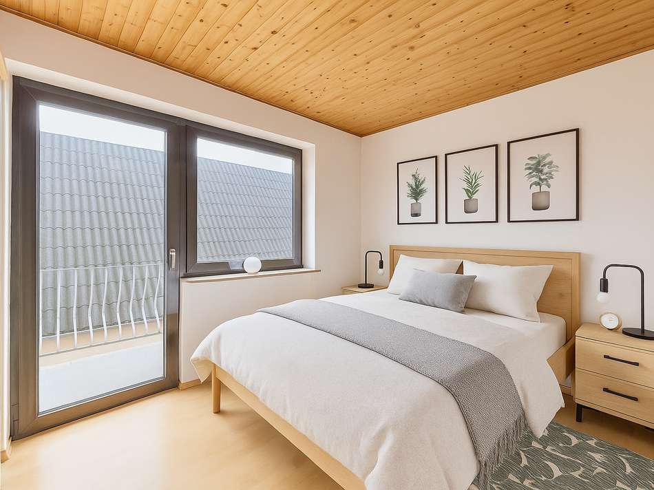 Schlafzimmer (digitales Stagin