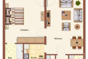 2-Zi.-ETW in Erlangen-Zentrumsnähe...ab sofort verfügbar! – Die vollständige Adresse der Immobilie erhältst du vom Anbieter., 91054 Tal, Erlangen – Vorschaubild 2