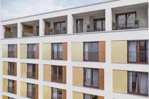 Neubau mit Einbauküche: Exklusive 1-Zimmer-Wohnung mit gehobener Innenausstattung in Nürnberg – Maximilianstraße 43, 90429 Bärenschanze, Nürnberg – Vorschaubild 1