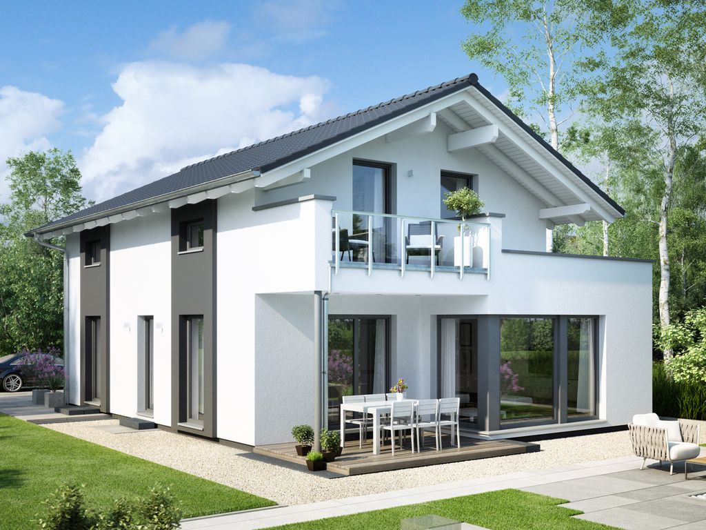 EDITION 2 V3 – Schickes Einfamilienhaus mit Übereck-Erker EDITION 2 V3 – Schickes Einfamilienhaus mit Übereck-Erker