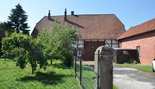 Bild von Fachwerk-Bauernhaus (ZFH) mit integr. Tenne, Stall und Nebengebäude