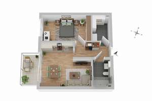 Neubau-Erdgeschosswohnung am Westerberg