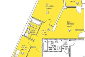 Sonnige 3-Raum-DG-Wohnung mit Balkon in Magdeburg-Sudenburg sucht neue Mieter – Klausenerstraße 8, 39112 Magdeburg – Vorschaubild 3