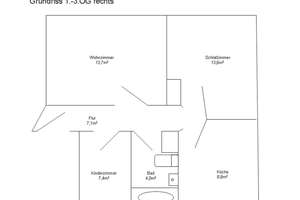 Nichtraucher-Wohnung! sonnige 2,5 Raum mit Wanne 2. OG - keine WG – Stollbergstraße -, 99086 Ilversgehofen, Erfurt – Vorschaubild 9