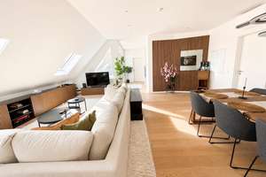 Luxuriöse Dachgeschosswohnung mit Loggia, Klimaanlage & 121 m² im Bülowviertel – Die vollständige Adresse der Immobilie erhältst du vom Anbieter., 4315 Volkmarsdorf, Leipzig – Vorschaubild 2