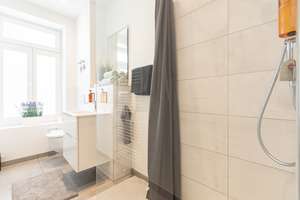 Schicke 2-Zimmer-Wohnung mit hochwertiger Einbauküche | Balkon | Parkett | Fußbodenheizung – Geißlerstraße 11, 4315 Volkmarsdorf, Leipzig – Vorschaubild 7