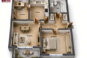 Rödelheim: 2,5 Zimmer mit Balkon, Parkett und Potenzial zum Wohlfühlen – 60489 Rödelheim, Frankfurt am Main – Vorschaubild 6