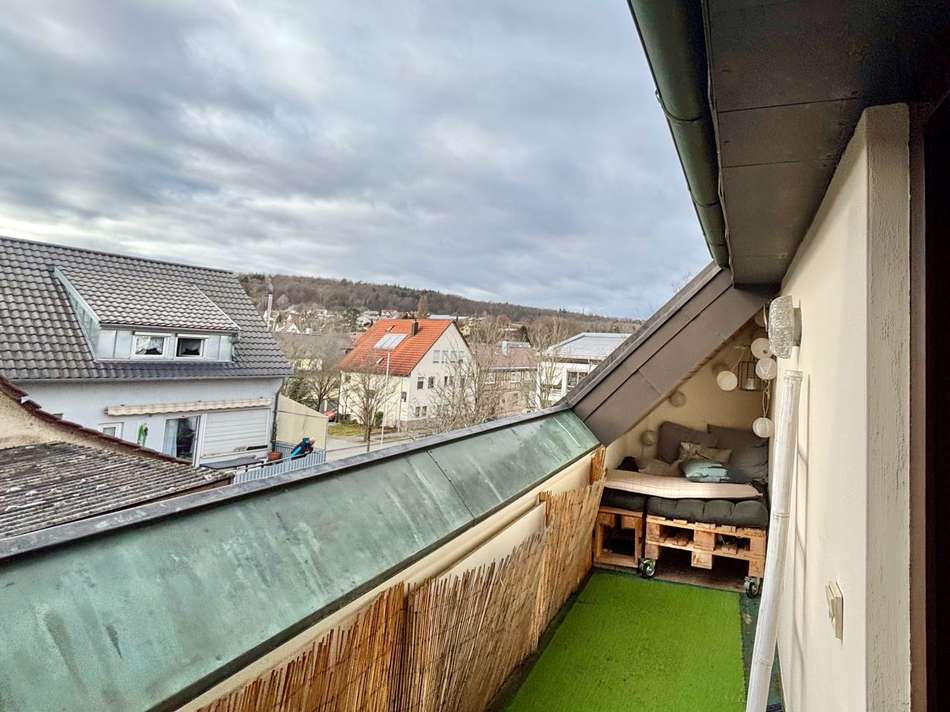Dachbalkon im 1. Dachgeschoss