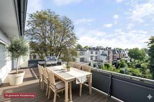 Großzügige Penthouse-Wohnung mit Aufstockungspotenzial – Einzigartige Gelegenheit! – Die vollständige Adresse der Immobilie erhältst du vom Anbieter., 22301 Winterhude, Hamburg – Vorschaubild 6