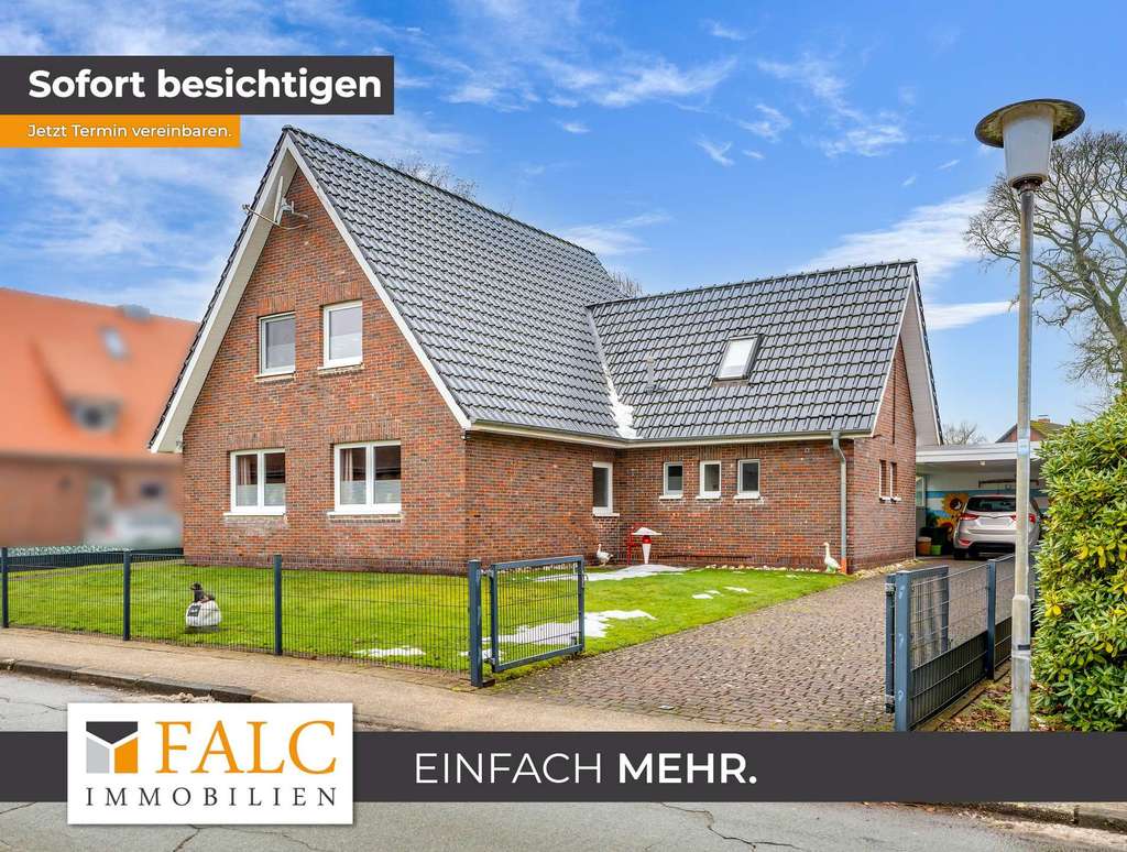 Immobilie in Apen - Charmantes Einfamilienhaus im Zentrum von Apen mit außergewöhnlichem Grundstück - Bild 0