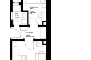 Komplett Möbliert - Ruhige 2-Zi Altbau-Wohnung im Martinsviertel (All Inklusive) – Pankratiusstr. 44, 64289 Darmstadt-Nord, Darmstadt – Vorschaubild 18