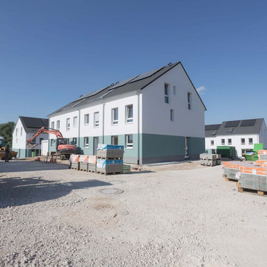 2 Reihenendhäuser Kleinstadt - Modellbau Gebäude Für Modelleisenbahn