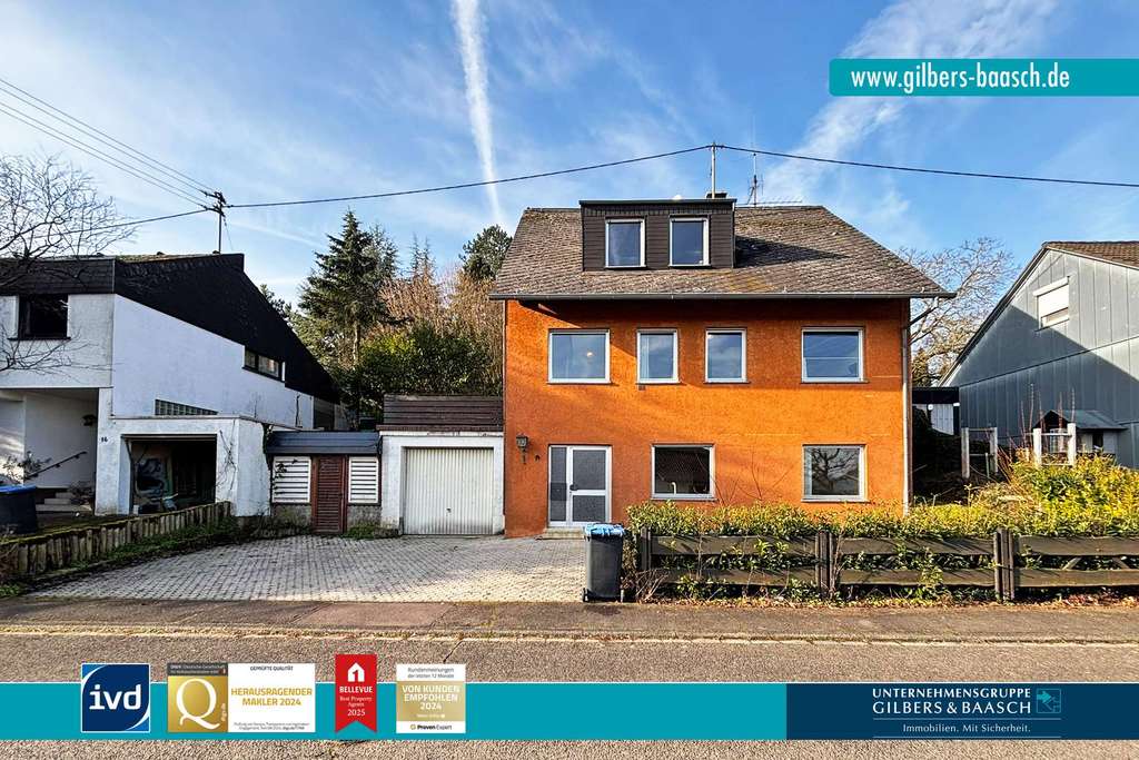 Immobilie in Newel - sanierungsbedürftiges Einfamilienhaus in Butzweiler mit ca. 146 m² Wohnfläche + Garage + Garten! - Bild 0