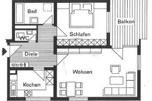 Helle 2-Zimmer-Wohnung mit Balkon und Tiefgaragenstellplatz in Karlsruhe-Durlach-Durlach – Die vollständige Adresse der Immobilie erhältst du vom Anbieter., 76227 Durlach, Karlsruhe – Vorschaubild 10
