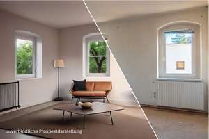 PREISHIGHLIGHT: Sanierungswürdige Doppelhaushälfte in Limbach-Oberfrohna wartet auf Ihre Ideen! – An der Stadtkirche 2, 9212 Limbach-Oberfrohna – Vorschaubild 2