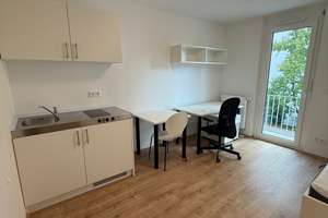 Modern wohnen im Neubau: Zentrales Apartment für Studierende & Azubis, inklusive Strom und Internet – Anton-Bruckner-Str. 1, 91052 Röthelheim, Erlangen – Vorschaubild 1