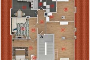 145 m²-Maisonette-Wohnung mit Balkon und Blick ins Grüne – Hägener Straße 61, 42855 Nordstadt, Remscheid – Vorschaubild 20