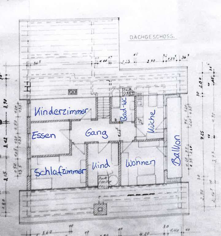 Grundriss Dachgeschoss