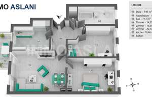 3-Zimmer-Wohnung in Leipzig Zentrum-Süd: Balkon, Aufzug & sofort bezugsfrei – Die vollständige Adresse der Immobilie erhältst du vom Anbieter., 4107 Südvorstadt, Leipzig – Vorschaubild 24
