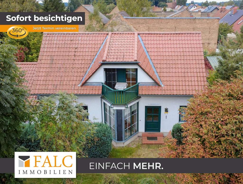 Immobilie in Zehdenick - Schorfheide b. Berlin: 2 Wohnhäuser, 21 kWp PV, 4.050 m² Grundstück - Bild 0