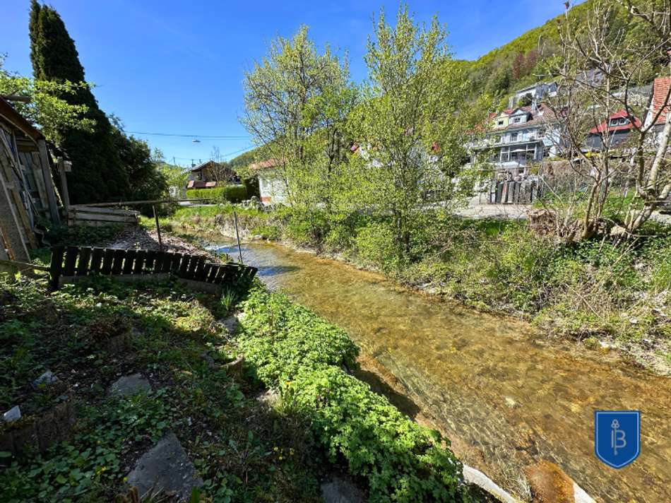 Elsach hinter dem Haus