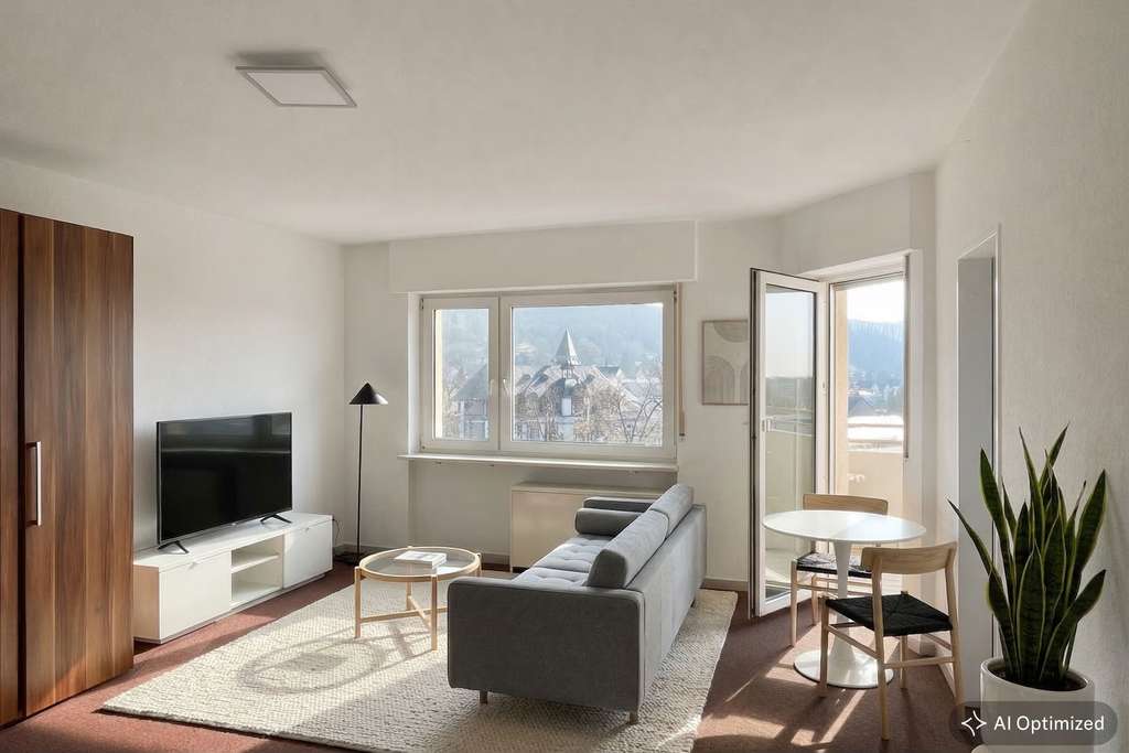 Immobilie in Seeheim-Jugenheim - Kapitalanlage oder Eigennutz: Helle 1-Zimmer Wohnung in der 6-ten Etage mit Panorama-Ausblick - Bild 2