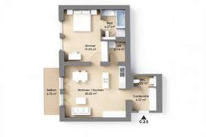 2 Zimmer | ca. 71 m² | Westbalkon | En-Suite-Bad | hochwertig möbliert | B-Charlottenburg – Die vollständige Adresse der Immobilie erhältst du vom Anbieter., 14059 Charlottenburg, Berlin – Vorschaubild 20