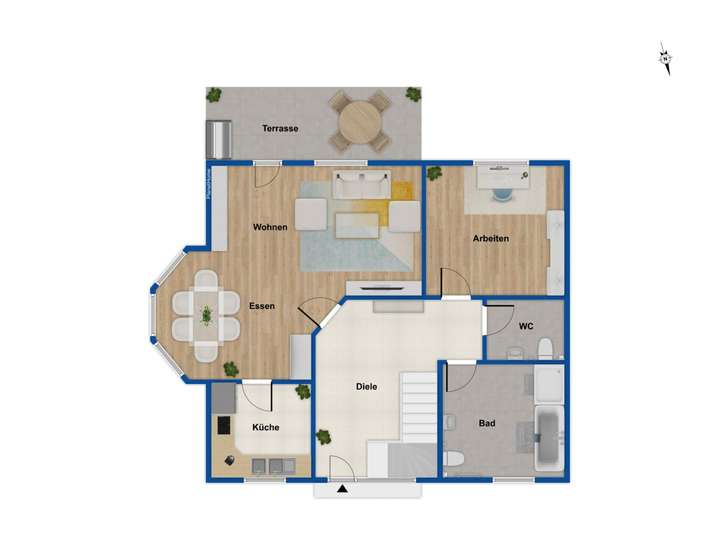 Grundriss Erdgeschoss