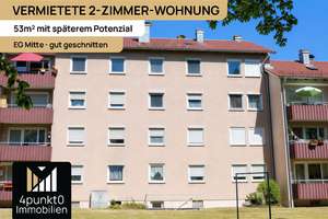 Vermietete 2-Zimmer-Wohnung mit späterem Potenzial