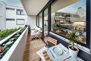 Helles City-Apartment am Luitpoldpark Schwabing mit Balkon zum Innenhof – Hiltenspergerstraße 79, 80796 Am Luitpoldpark, München – Vorschaubild 2