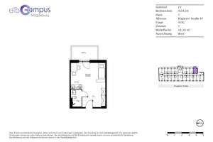 Ruhe zum Lernen! Dein eigenes 1-Zimmer Apartment in der Nähe der Universität Magdeburg – Rogätzer Straße 87, 39106 Alte Neustadt, Magdeburg – Vorschaubild 9
