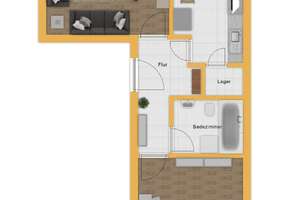 Perfekt angebunden & ruhig gelegen
2-Zimmerwohnung als Anlageobjekt – Die vollständige Adresse der Immobilie erhältst du vom Anbieter., 51105 Humboldt/Gremberg, Köln – Vorschaubild 10