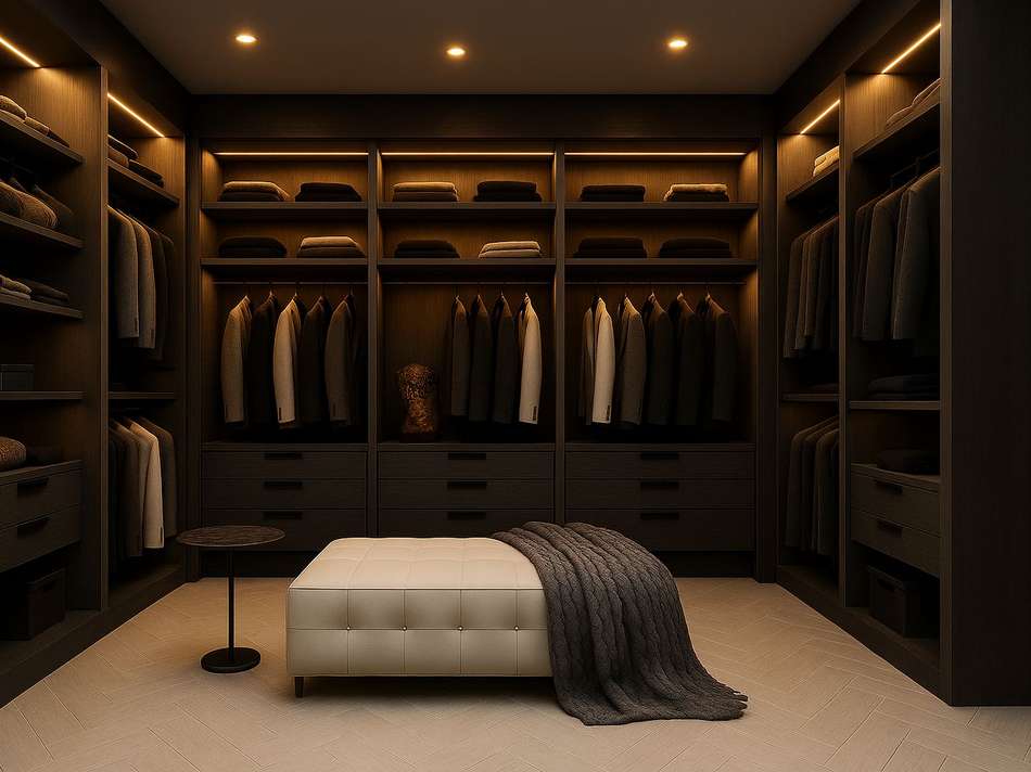 Begehbarer Kleiderschrank