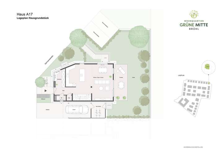 Erdgeschoss mit großem Garten