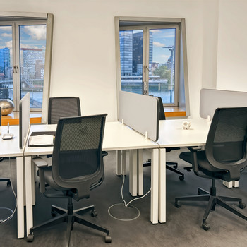 Coworking-Bereich in Regus Neuer Zollhof