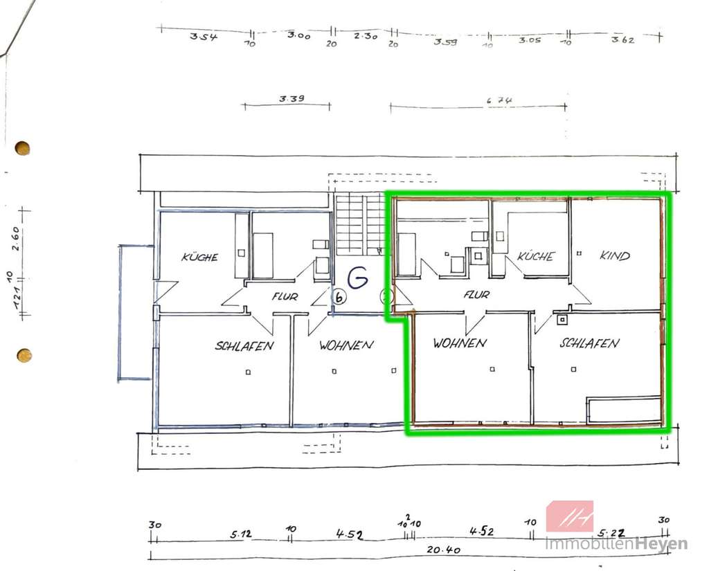 Immobilie in Isny im Allgäu - Vermietete 3-Zimmer-Dachwohnung mit Garage, in einem gepflegtem Mehrfamilienhaus - Bild 3