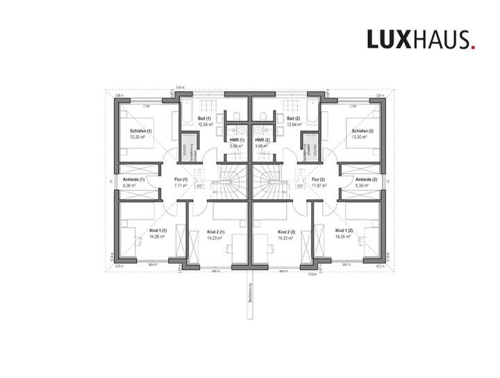 Grundriss Obergeschoss