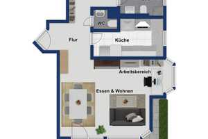 Traumhafte EG-Wohnung mit Garten und TG-Stellplatz in Stuttgart-Vaihingen – Stuttgart – Vorschaubild 11