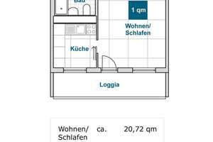 1-Zimmer-Wohnung für Sportliche – Wölfnitzer Ring 83, 1169 Gorbitz-Süd, Dresden – Vorschaubild 2