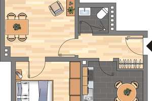 Bezugsfertige 2- Zimmer-Wohnung in Oldenburg-Ohmstede! – Rennplatzstraße 91, 26125 Ohmstede, Oldenburg (Oldenburg) – Vorschaubild 3