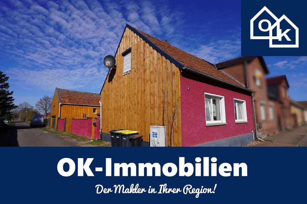 Immobilie in Angern - Mahlwinkel – Kleines EFH mit Werkstatt  und Garagen - Bild 0