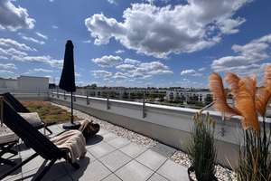 Penthouse-Feeling pur: 2,5 Zi. Neubauwohnung mit Panorama-Dachterrasse & Bergblick – 81245 Altaubing, München – Vorschaubild 9