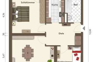 Bremerhaven-Zentrum // Zentral leben mit Komfort – 3-Zimmer-Wohnung mitten in der Fußgängerzone – Die vollständige Adresse der Immobilie erhältst du vom Anbieter., 27568 Mitte, Bremerhaven – Vorschaubild 19