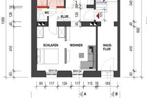 Möblierte Einzimmerwohnung in Koblenz-Ehrenbreitstein – 56077 Ehrenbreitstein, Koblenz – Vorschaubild 2