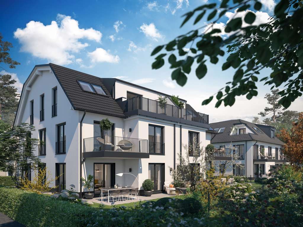 VERKAUFT - Sehr helle 3-Zimmer-Dachgeschosswohnung mit sonniger Terrasse, Waldtrudering