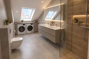 Erstbezug: Moderne 2,5-Zimmer-Dachgeschosswohnung mit zwei Terrassen und Klimaanlage – 64839 Münster – Vorschaubild 11
