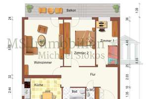 *** Großzügige 3-Zimmer-Wohnung mit Balkon im 2. Obergeschoss *** – Die vollständige Adresse der Immobilie erhältst du vom Anbieter., 68623 Lampertheim – Vorschaubild 8