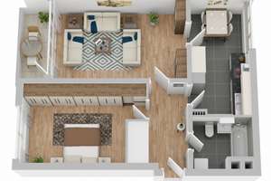 Erdgeschosswohnung mit Loggia in Münster-Kinderhaus, unvermietet & mit Potenzial – Die vollständige Adresse der Immobilie erhältst du vom Anbieter., 48159 Kinderhaus-West, Münster – Vorschaubild 6